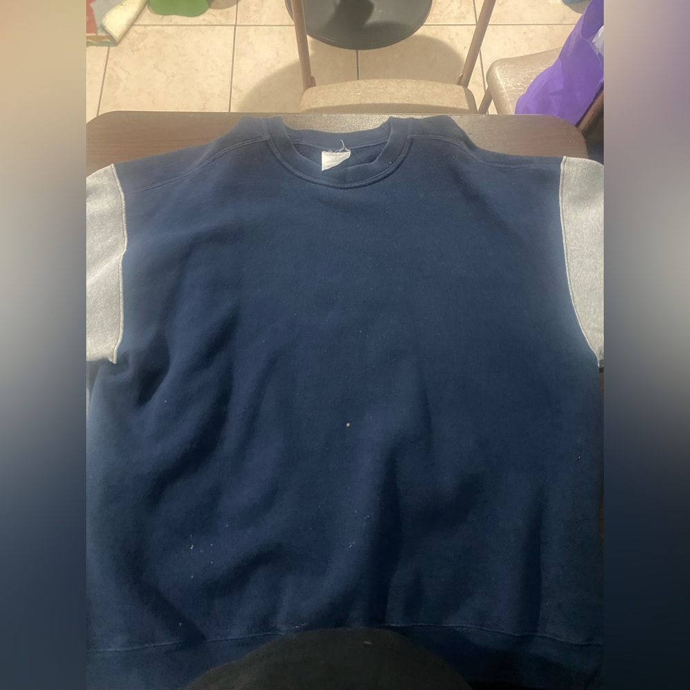 Vintage Nike Swoosh Sweatshirt 1990s Silver Tag Pullover LogoOld Stock